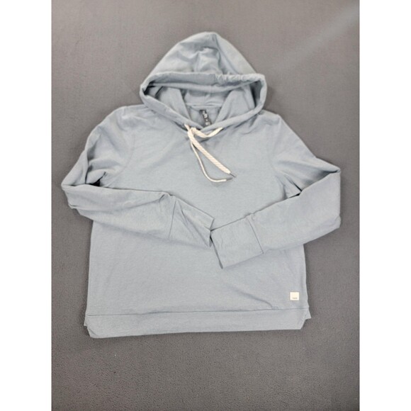 Vuori Hoodie Womens Small Gray Blue Lightweight Performance Pullover Soft VW226 - Picture 1 of 10